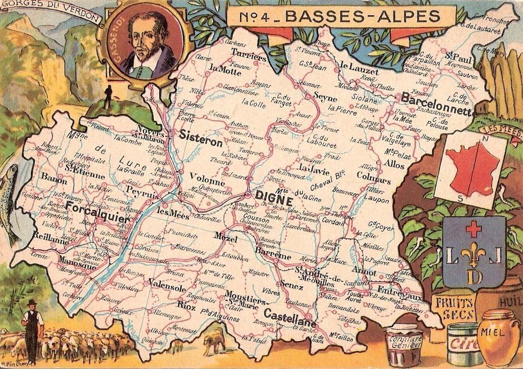 CARTE ALPES-DE-HAUTE-PROVENCE 04